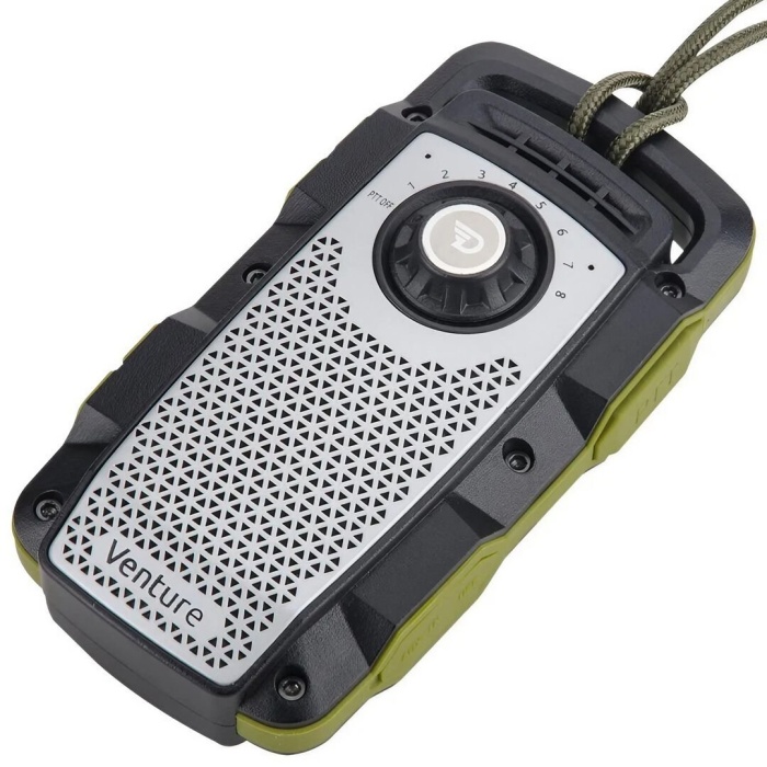 DreamWave 05 0014 Venture Bluetooth Telsiz Hoparlör (Asker Yeşili) | (Walkie Talkie) Perfect Ses Performansı Açık Hava Hoparlörü